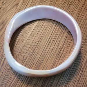 SOLD LOCALLY shell slice Conch bangle beach Tiki tropical bracelet